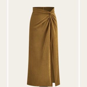 C/MEO Collective Gold Pencil Skirt